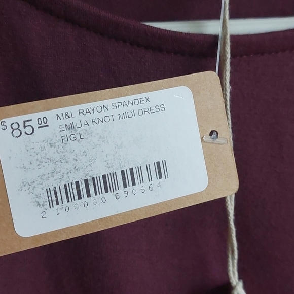 Monk&Lou Purple Knot Dress - Picture 4 of 7